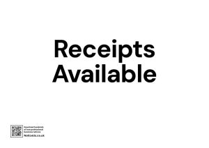 Receipts Available