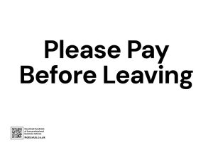 Please Pay Before Leaving