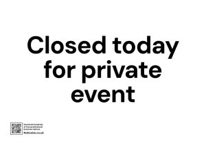 Closed today for private event