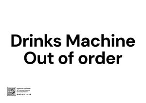Drinks Machine Out of order
