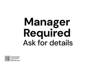 Manager Required