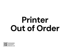 Printer Out of Order