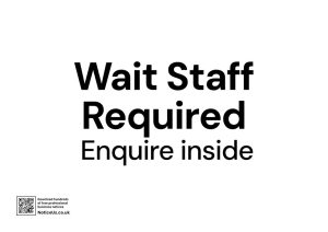 Wait Staff Required